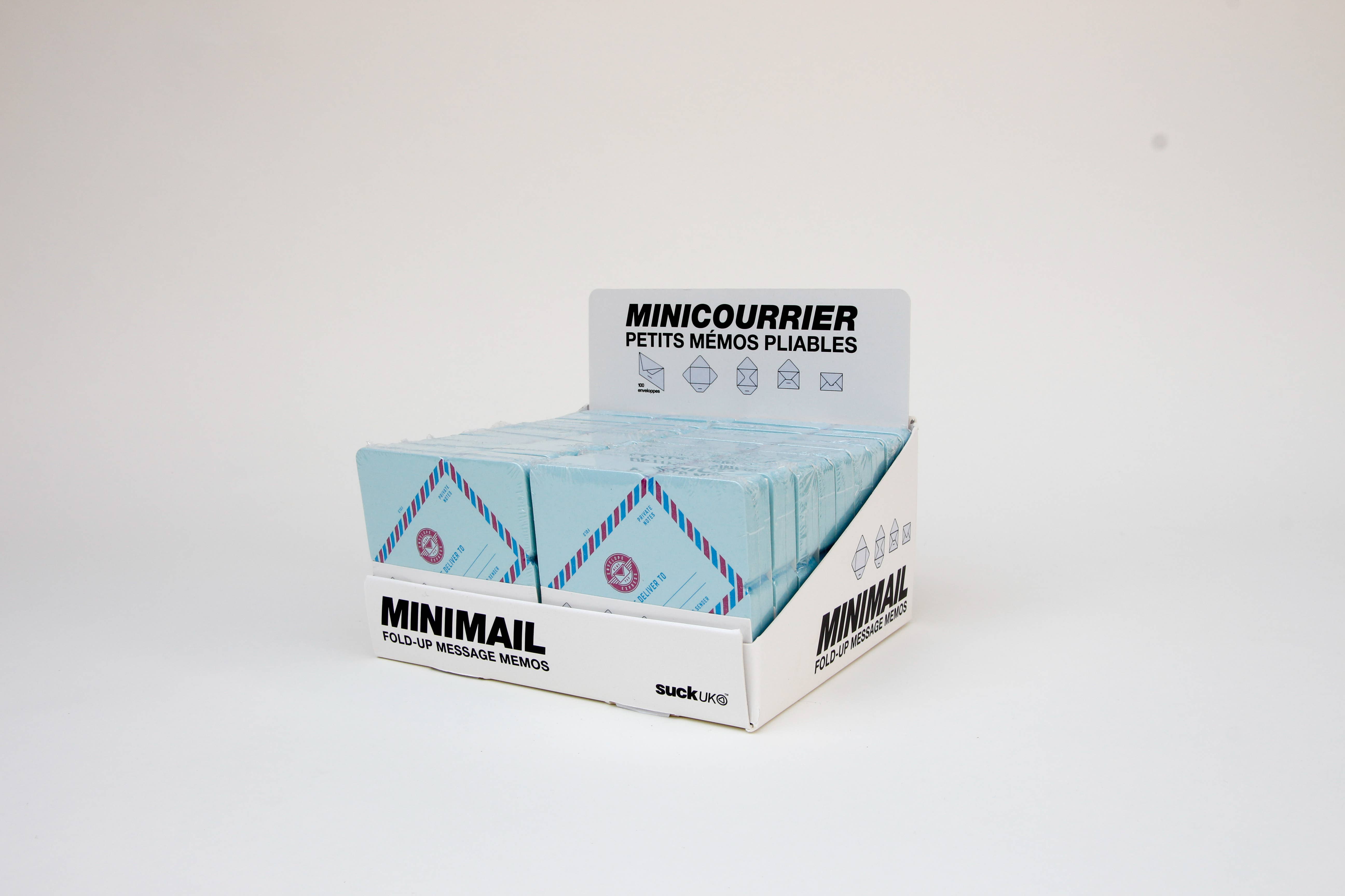 SUCK UK Ltd - USA - Wholesale Stationery/Notecard Set - Mini Mail Foldable Notes6