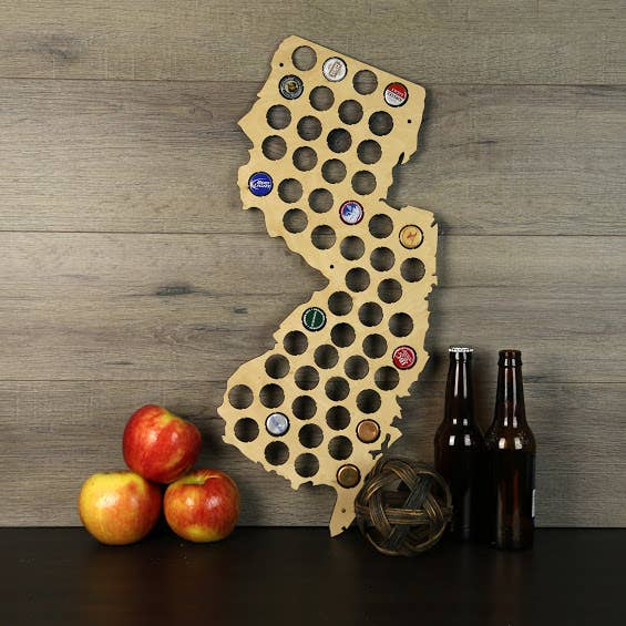 Torched Products - Wholesale Wall Accent - Men’s Gift State Beer Cap Map – Beer Cap Collector/Display89