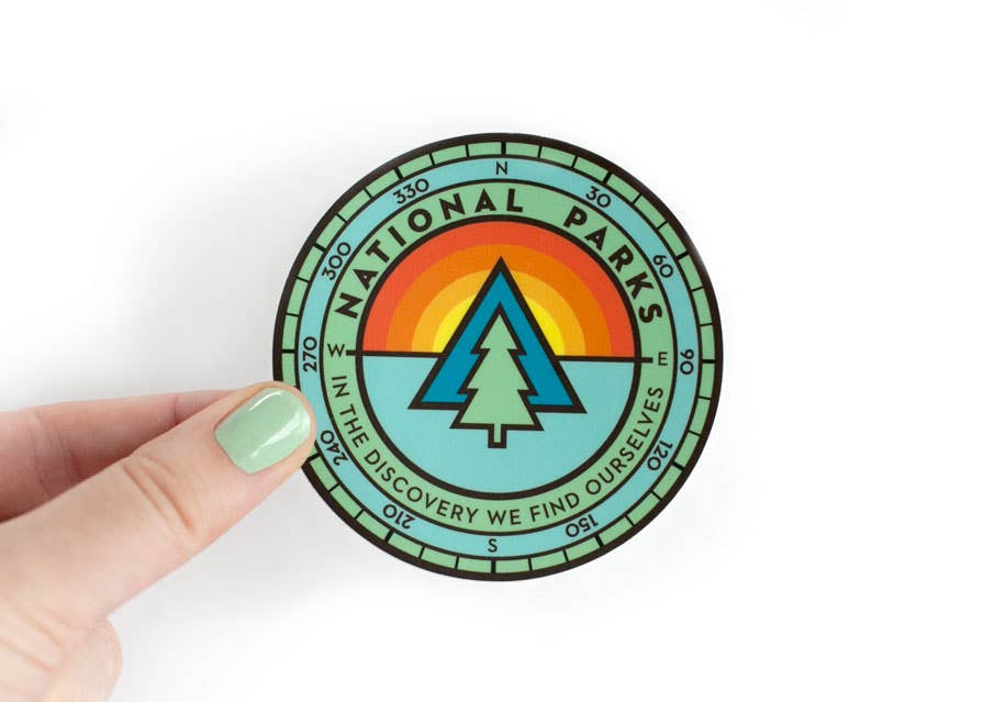 Ello There Outdoors - Wholesale Sticker - Sticker - National Park Sunrise4