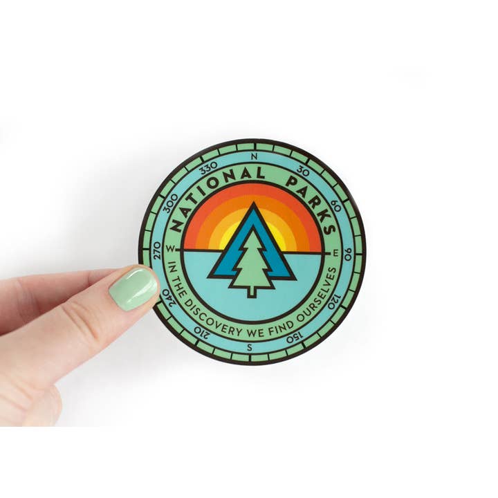Ello There Outdoors - Wholesale Sticker - Sticker - National Park Sunrise4
