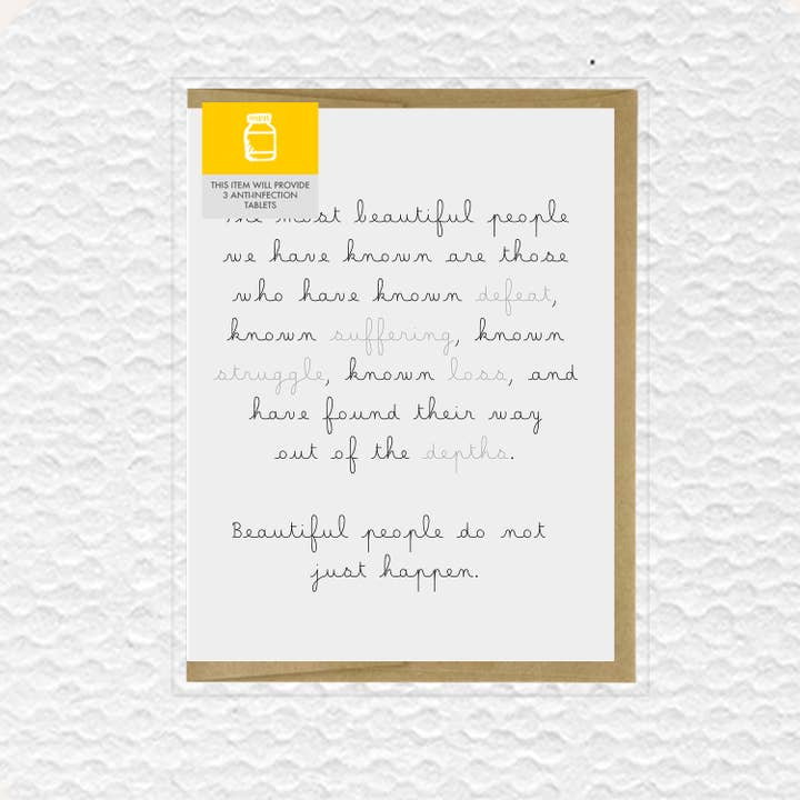 IMPAPER - Wholesale Everyday Greeting Card - Beautiful People Greeting Card1