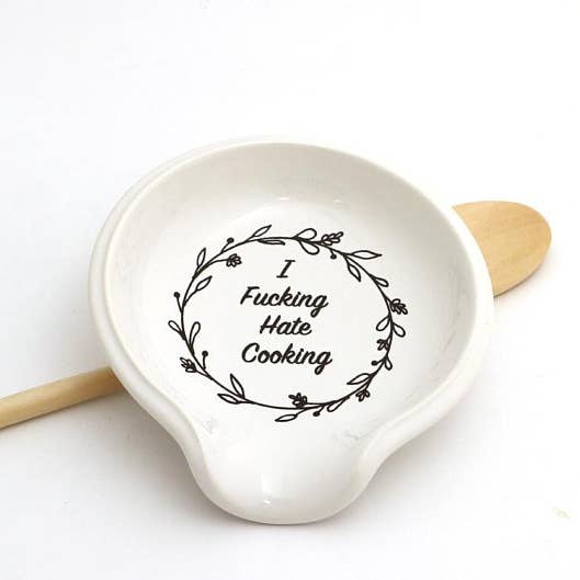 Lenny Mud - Venta al por mayor Reposacucharas - Cucharas maduras - I F'n Hate cooking