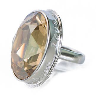 Golden Shadow - Love is Patient Ring for wholesale by Believe Bands