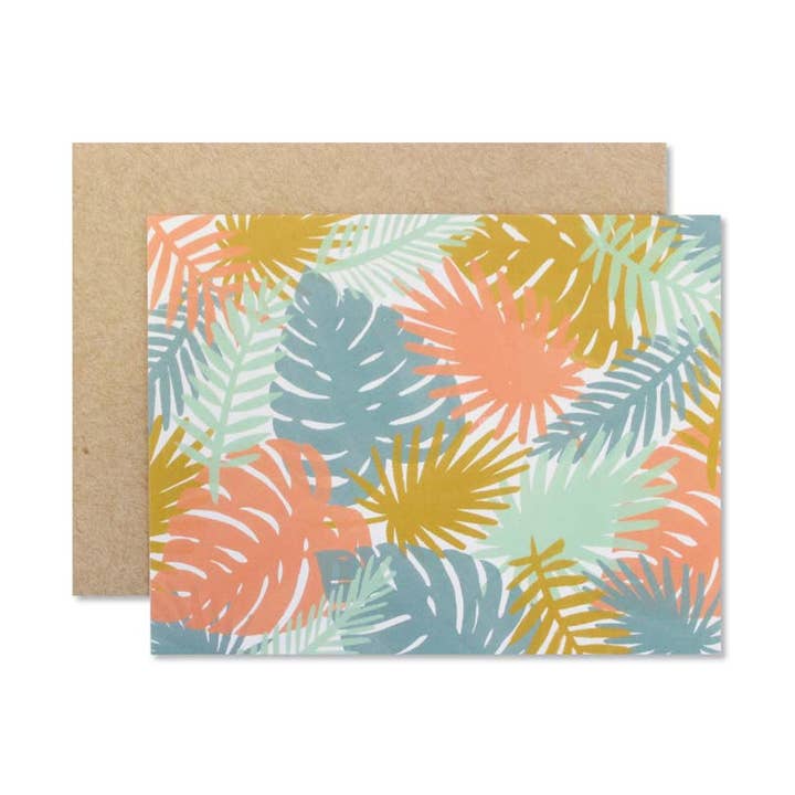 Palms Card for wholesale by Wild Hart Paper