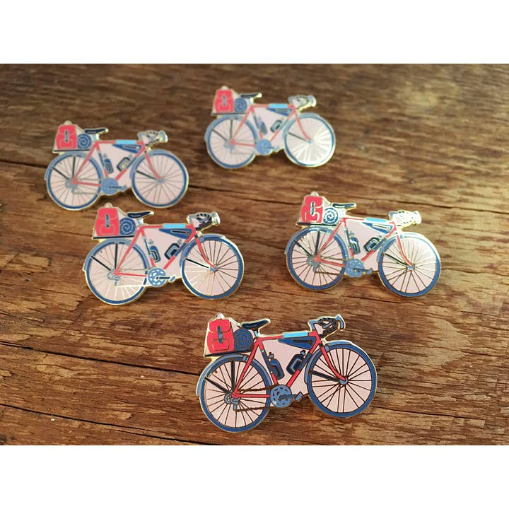 Noteworthy Paper & Press - Wholesale Lapel Pin/Button - Bicycle Enamel Pin