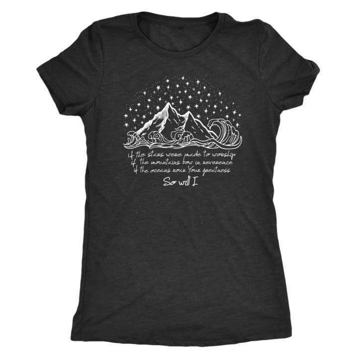 So Will I Ladies Tee - Vintage Black for wholesale by A Quiver Full