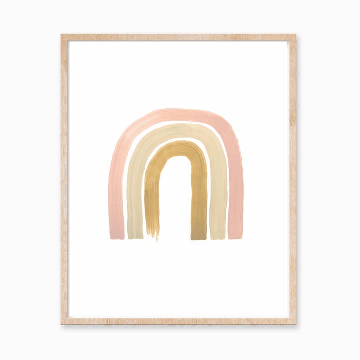 Rainbow Art Print 11x14 for wholesale by Katelyn Morse Art