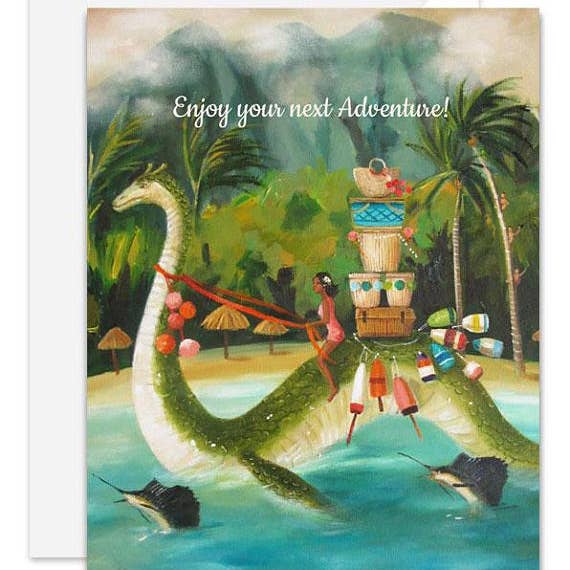 JANET HILL STUDIO - Wholesale Everyday Greeting Card - Enjoy Your Next Adventure Card1