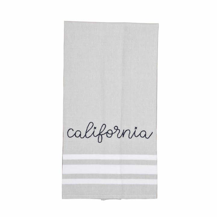 SALE Cotton Pink California Tea Towel for wholesale by Totalee Gift