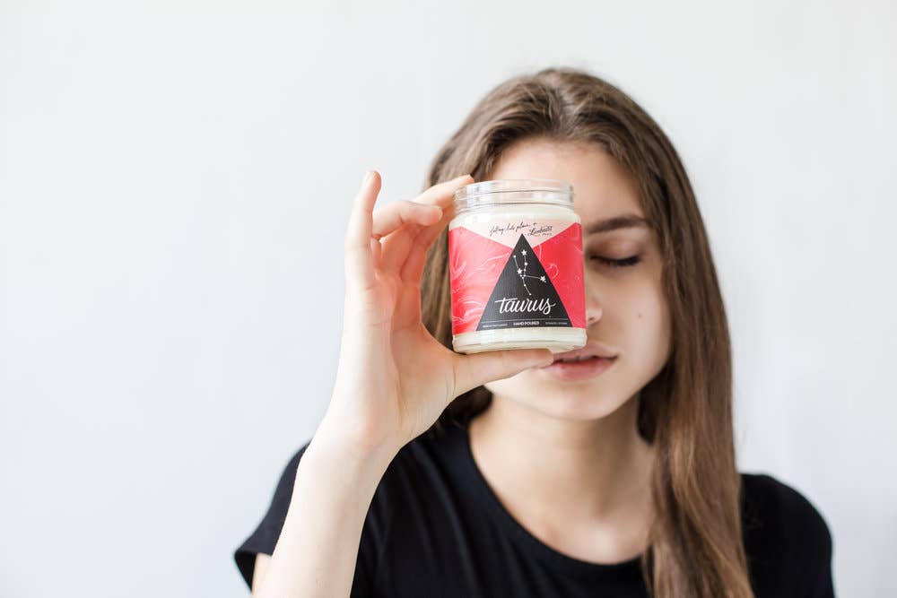 REMOVED BRAND - Wholesale Jar/Filled Candle - Astrology Series - Taurus Candle1