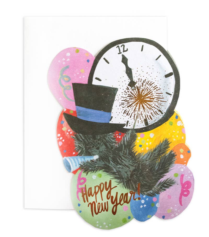 Thimblepress - Wholesale New Year's Card - Happy Henry New Year Single Card0