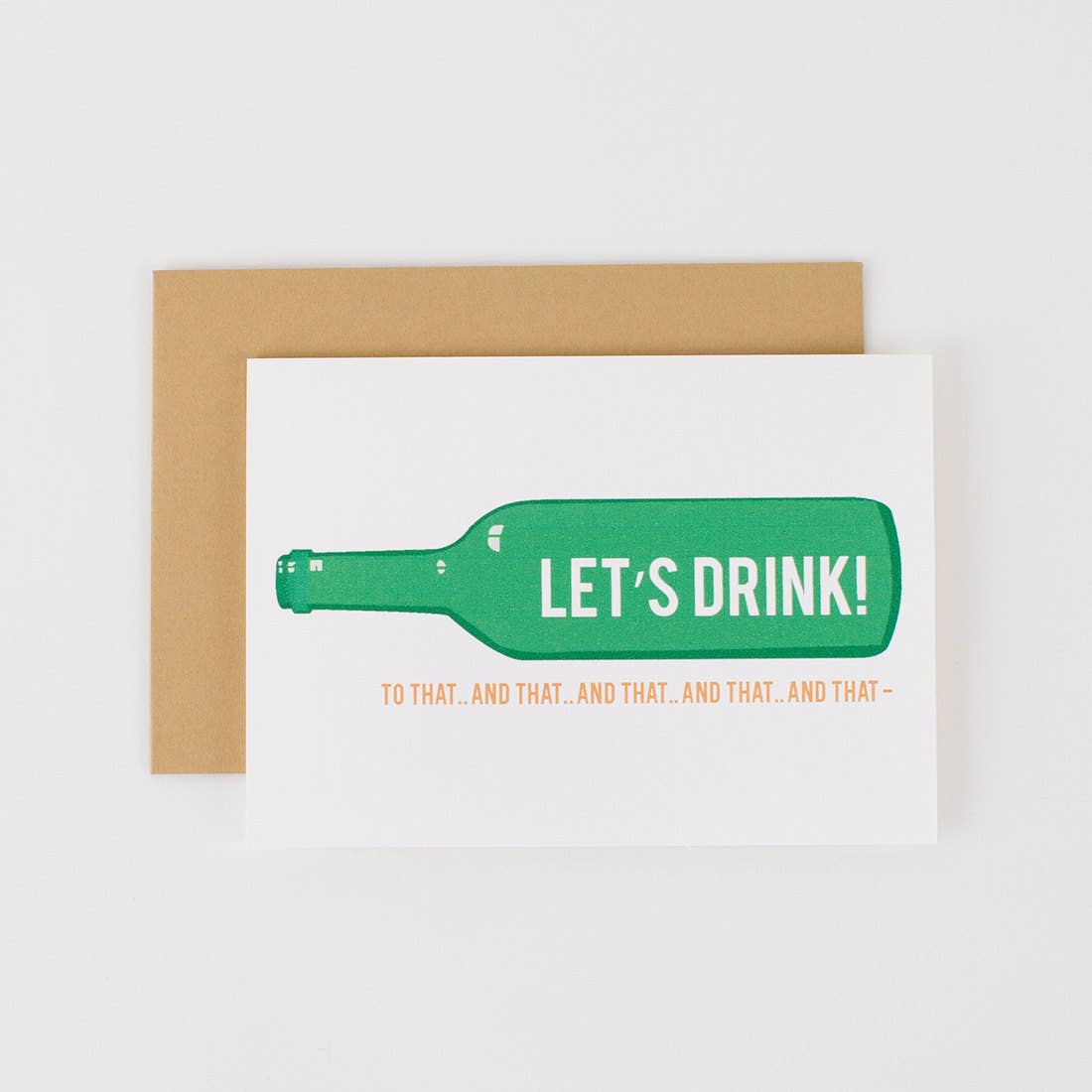ILOOTPAPERIE - Wholesale New Year's Card - Celebratory Let's Drink to That Greeting Card0
