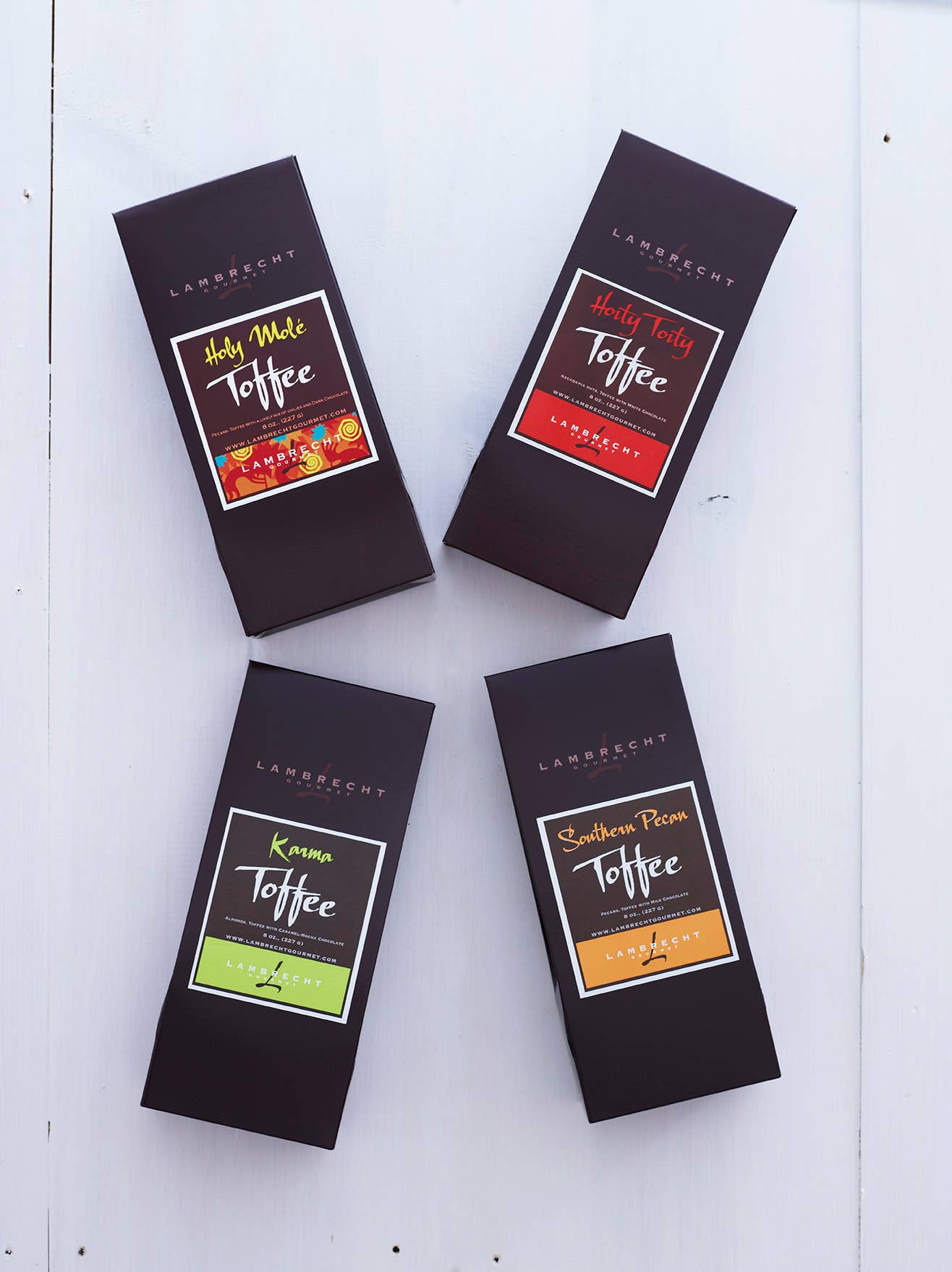 Lambrecht Gourmet - Wholesale Toffee - 8 oz Southern Pecan Toffee Gift Box1