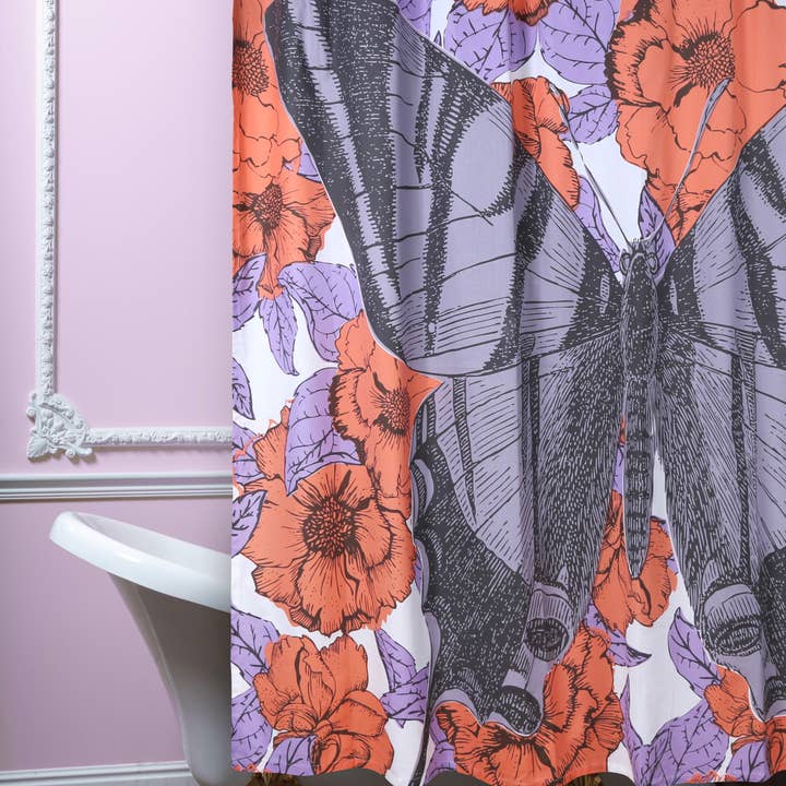 Butterfly Duschdraperi för wholesale av THOMASPAUL