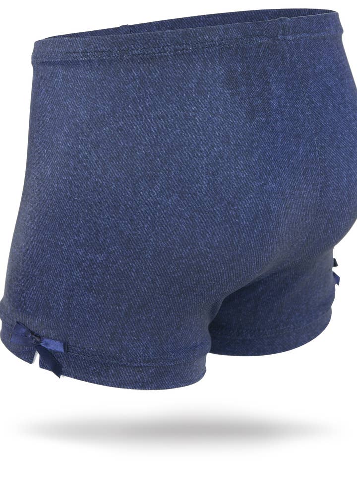 Monkeybar Buddies - Vendita all'ingrosso Pantaloncini - Bambini - Pantaloncini Blu Denim Ragazze Spandex1