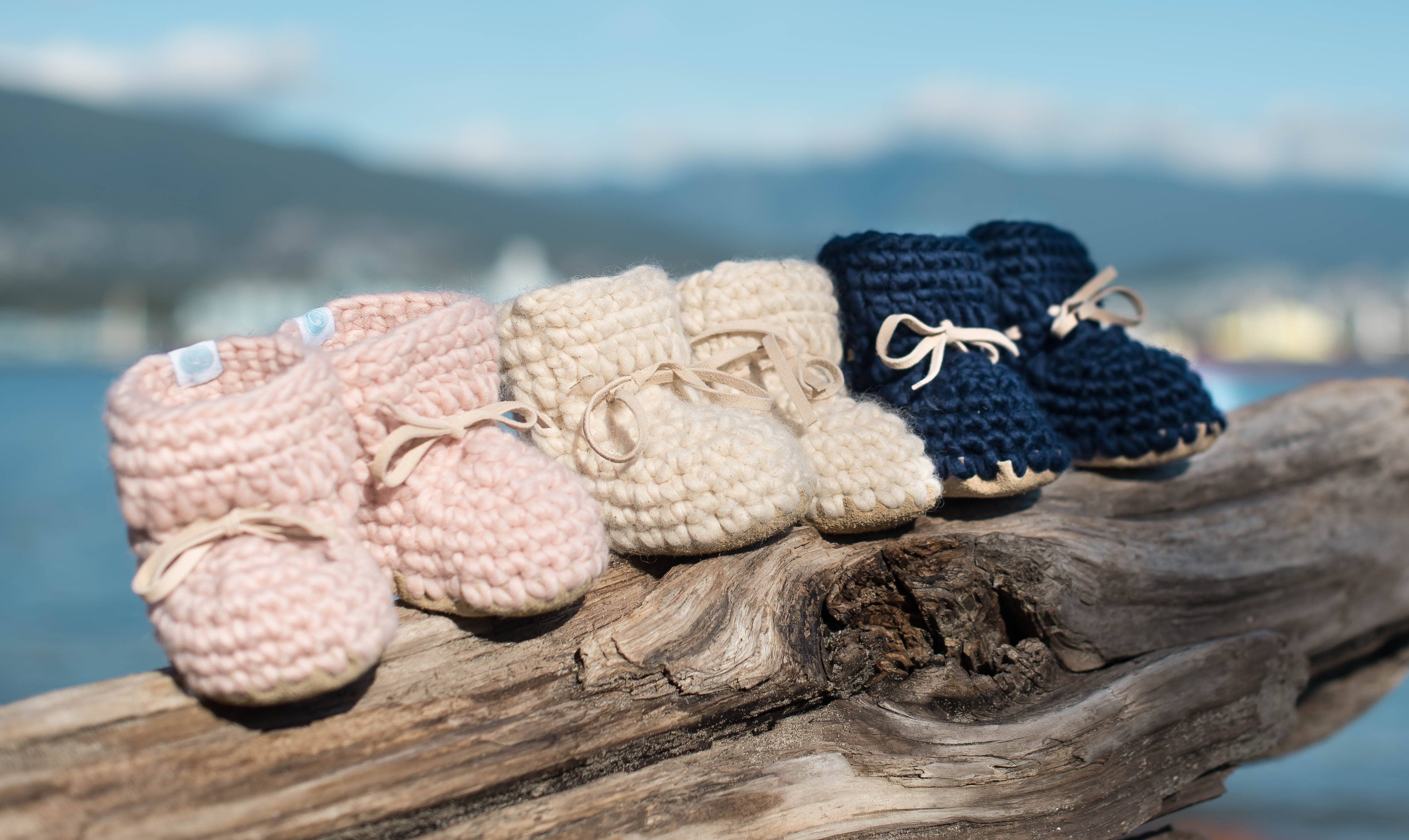 Beba Bean - Vente Bottines – bébé - CHAUSSONS POUR BÉBÉ - PULL MOCCS - ROSE5