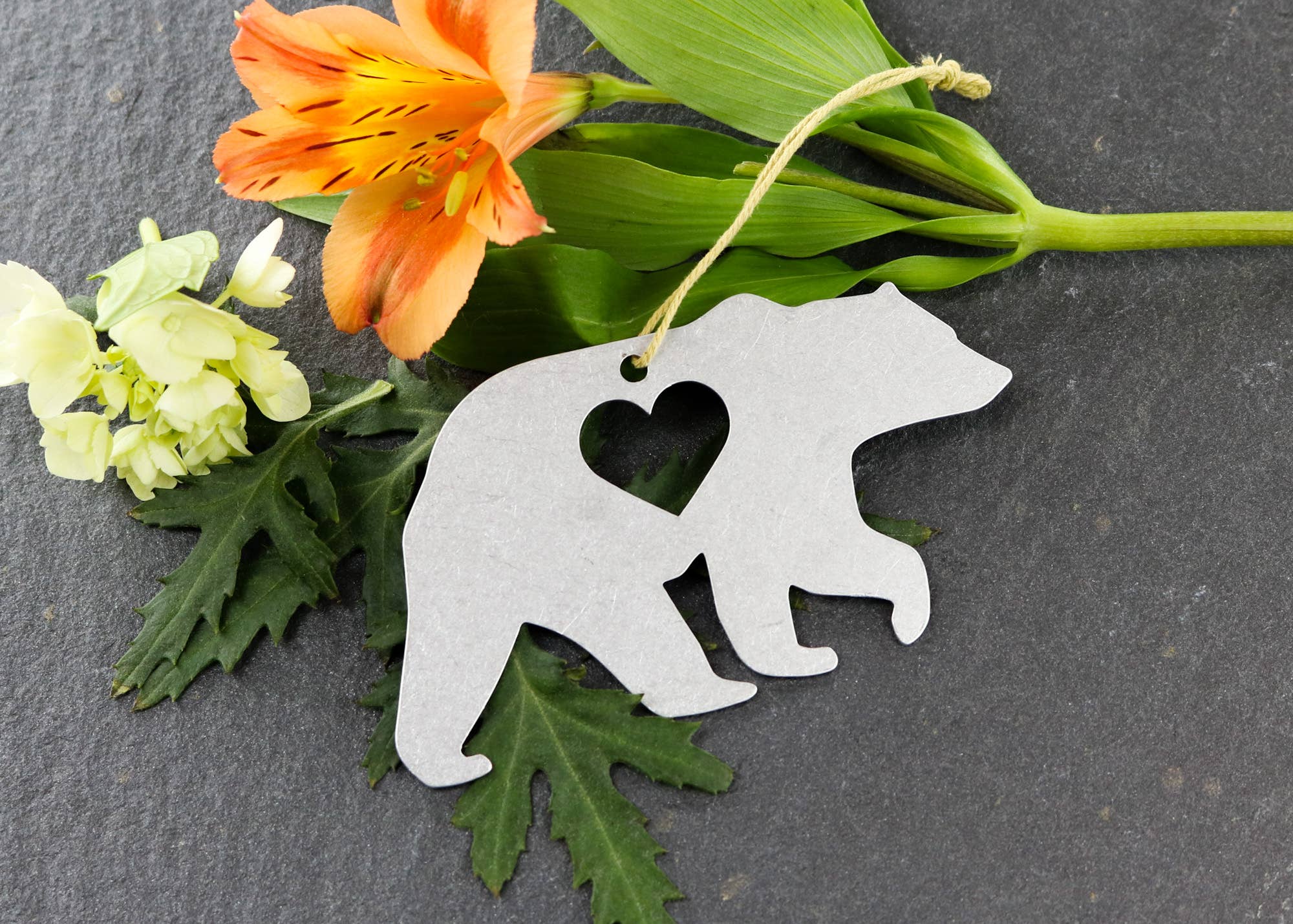 Iron Maid Art – Großhandel Verzierung – Bär Metall Weihnachtsgeschenk Weihnachtsverzierung Tier Wandern3