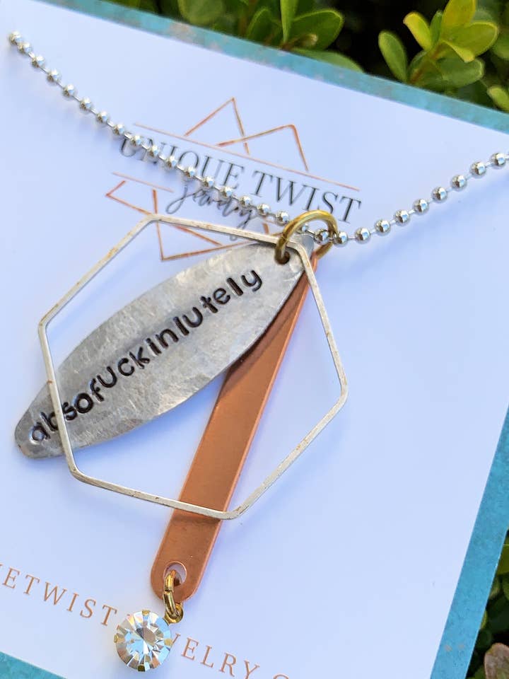 Collana Absofuckinlutely per la vendita all'ingrosso da parte di Unique Twist Jewelry