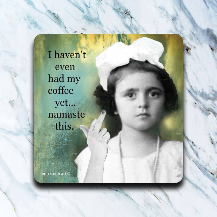 Namaste Ce Dessous de verre pour la vente par High Cotton Gifts