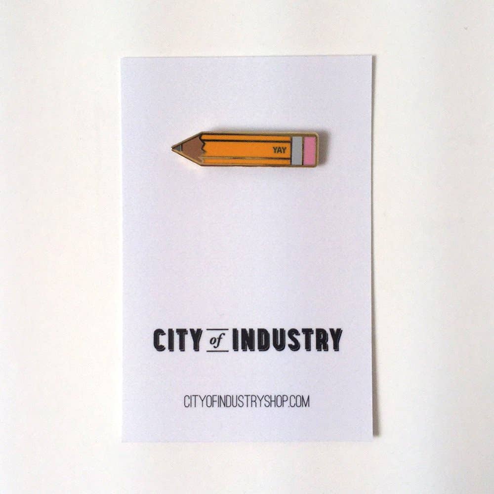 City of Industry - Wholesale Lapel Pin/Button - Pencil Pin3