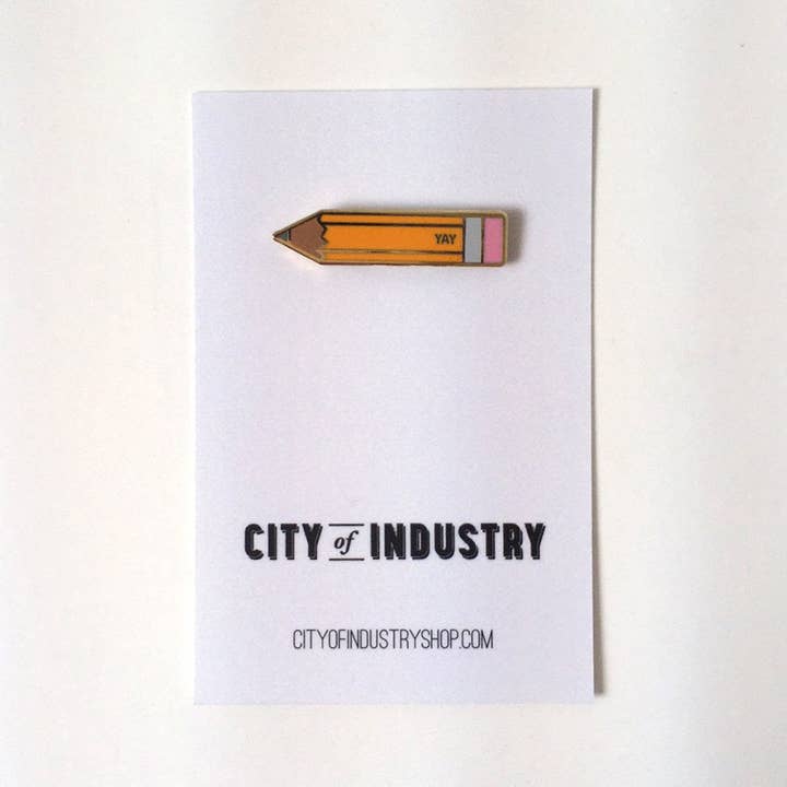 City of Industry - Wholesale Lapel Pin/Button - Pencil Pin3