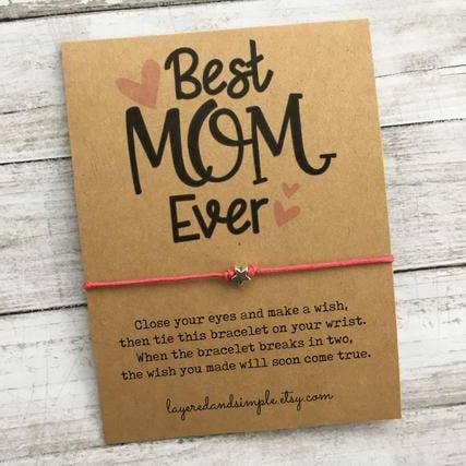 Best Mom Ever Bracelet for wholesale by LayeredandSimple
