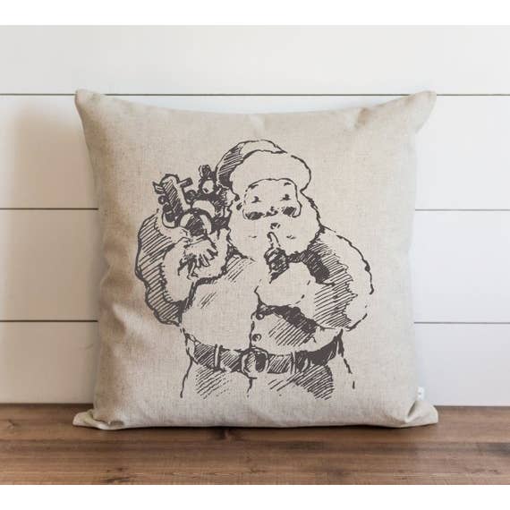 Santa Style 3 Pillow Cover for wholesale by Porter Lane Home