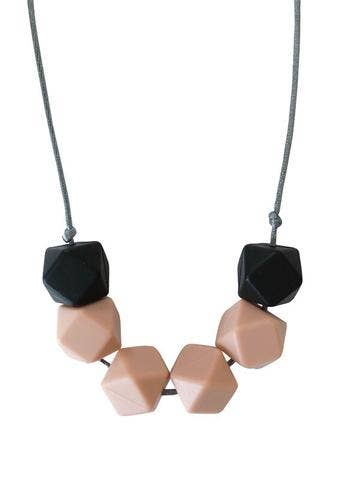The Jameson - Nude Teething Necklace for wholesale by Chewable Charm