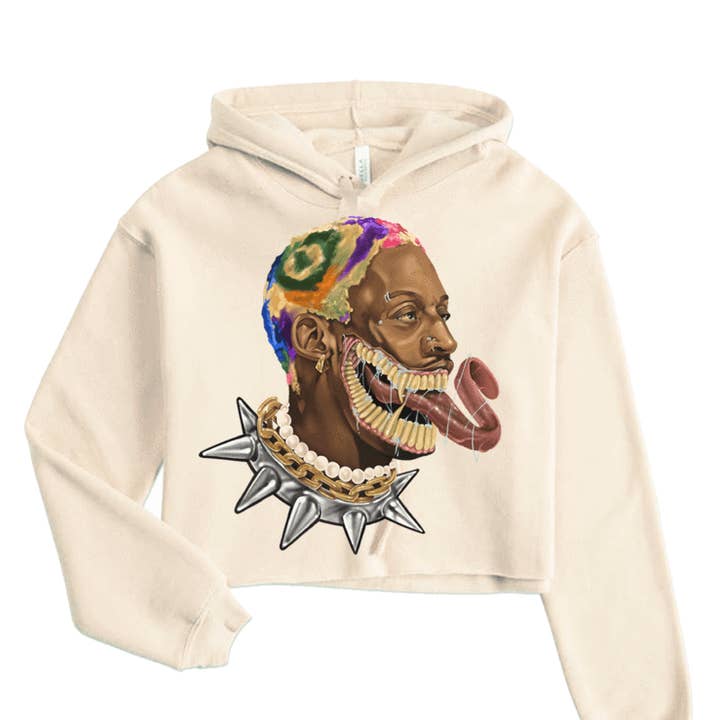 Rodzilla Crop Top Hoodie for wholesale by Merchathon