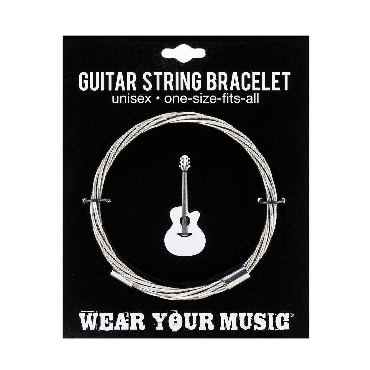 Wear Your Music - Wholesale Bangle Bracelet - Simply Silver Guitar String Bracelet2