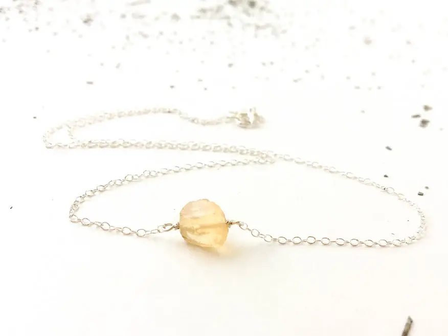 Luna Pines – Colar pingente/pendente por atacado – Colar citrino todos os dias3