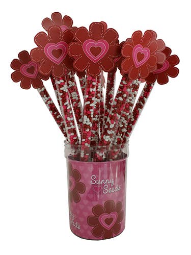 Valentines' Blend Sunny Seeds Heart Topper - 4oz. for wholesale by Sunflower Food Company