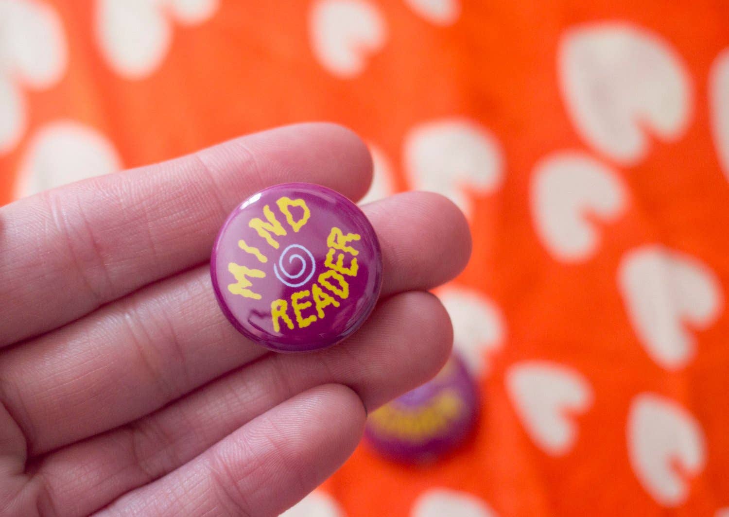 Midge Blitz - Wholesale Lapel Pin/Button - Mind Reader One Inch Button3