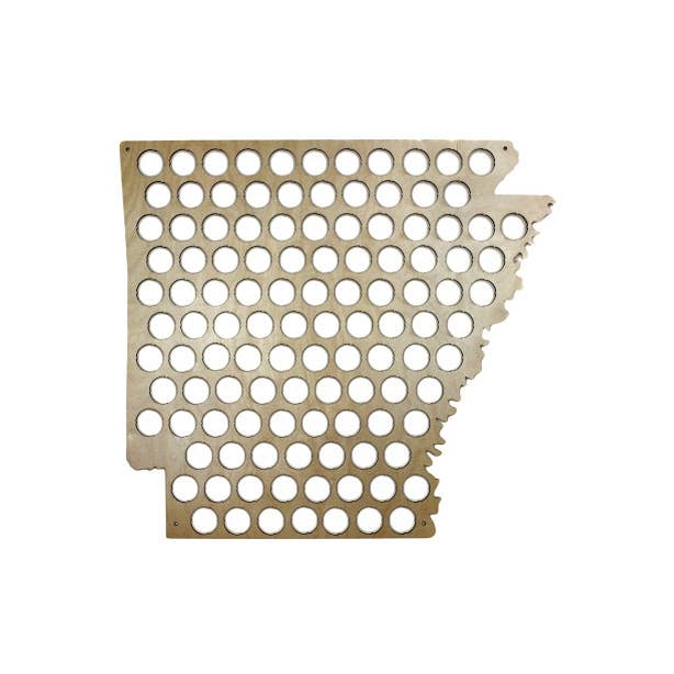 Torched Products - Wholesale Wall Accent - Men’s Gift State Beer Cap Map – Beer Cap Collector/Display54