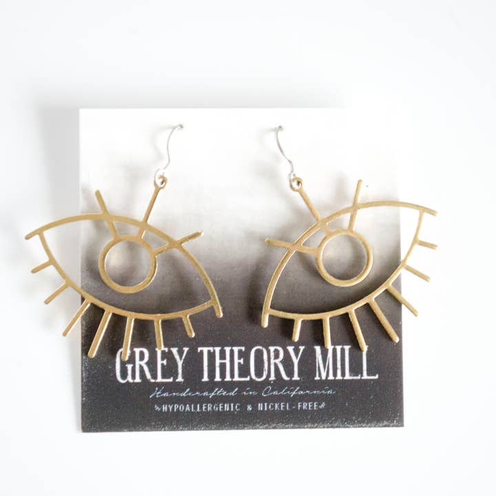 Grey Theory Mill - Wholesale Dangle Earrings - Eye dangly earrings4