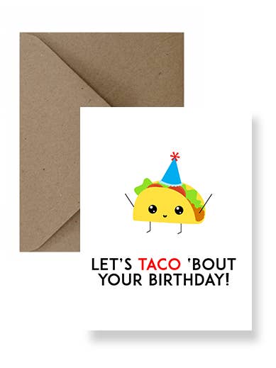 Let’s Taco Bout Your Birthday Card for wholesale by IMPAPER