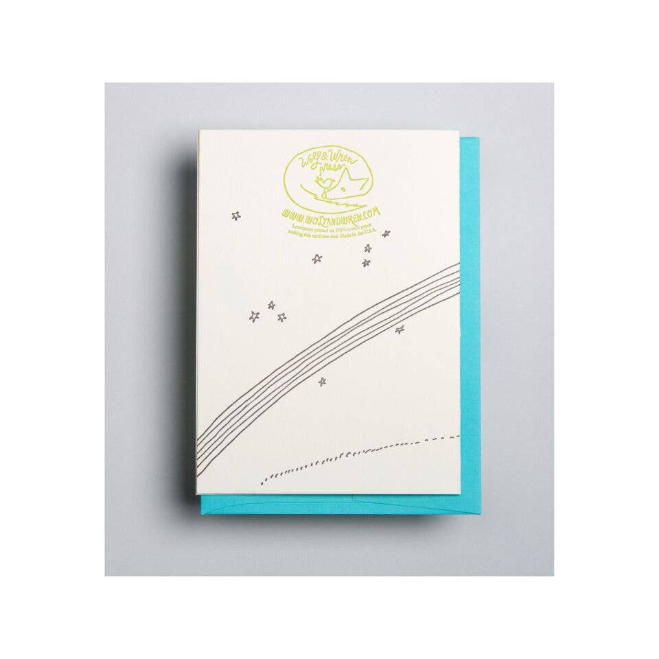 Wolf & Wren Press - Wholesale Baby Card - New Baby Unicorns1