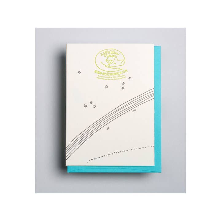 Wolf & Wren Press - Wholesale Baby Card - New Baby Unicorns1