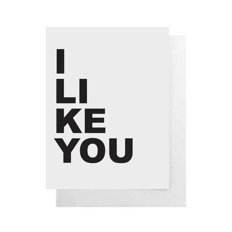 REMOVED BRAND - Wholesale Love Card - I Like You Card0