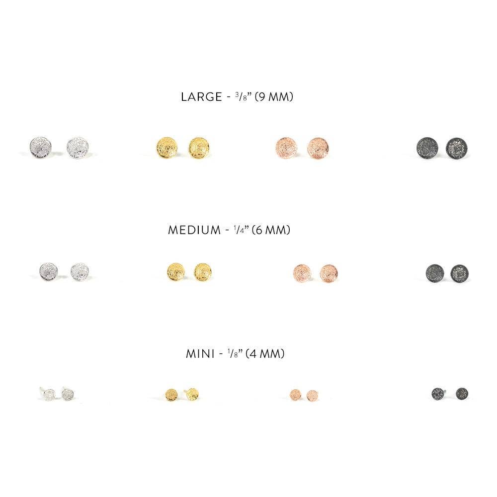 Christina Kober Designs - Wholesale Stud/Post Earrings - DOT STUDS | diamond dusted1