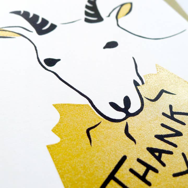 Middle Dune - Wholesale Thank You Card - Thank You Goat Card Set2