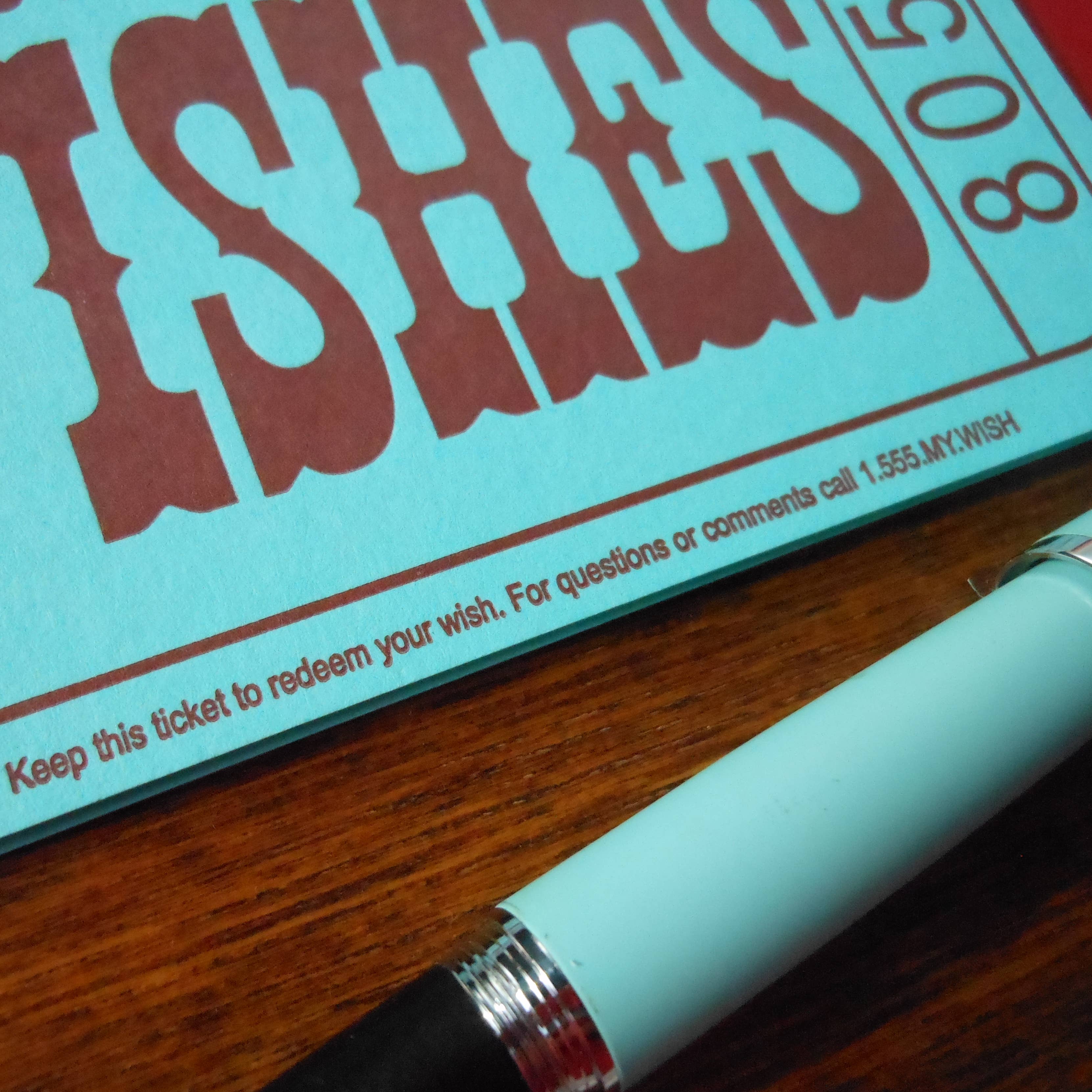 a. favorite design - Wholesale Birthday Card - Birthday Wishes Ticket1