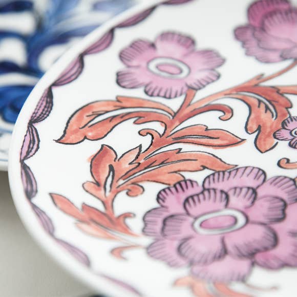 Twig NY - Wholesale Salad Plate - Heritage - Rosa Rugosa - 8" Salad Plate2