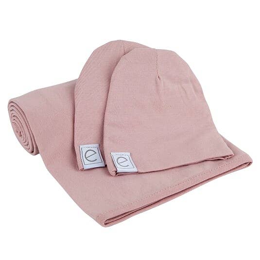 Ely’s & Co. - Wholesale Swaddle Set - Baby - Jersey Swaddle Blankets with 2 Baby Hats (variations)3