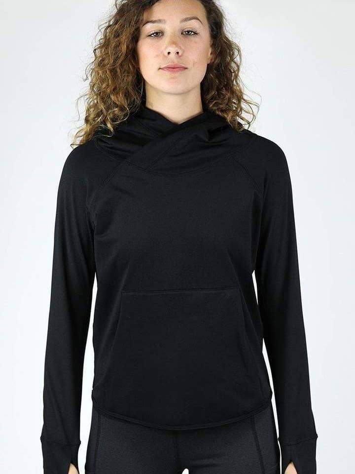 Hoodie Gratitude Noir pour la vente par Pi Movement