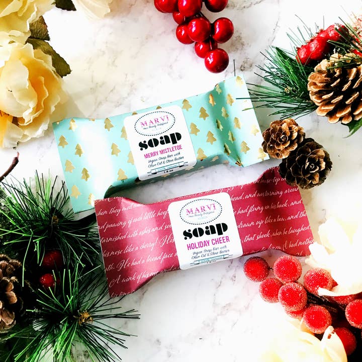 Marvi Beauty – wholesale Bar Soap – Holiday Cheer Mini Soap