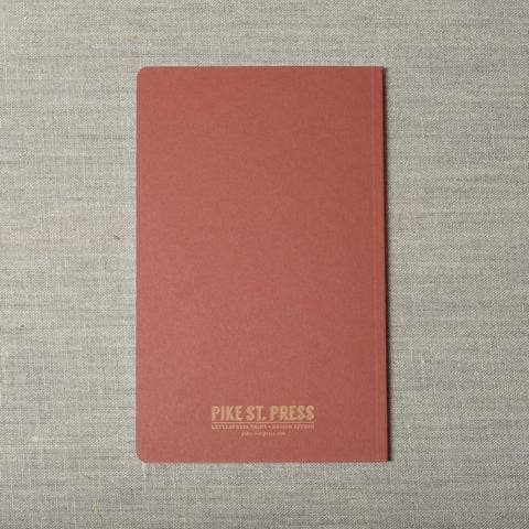 Pike Street Press – wholesale Anteckningsbok – Geometrisk röd anteckningsbok för boktryck2