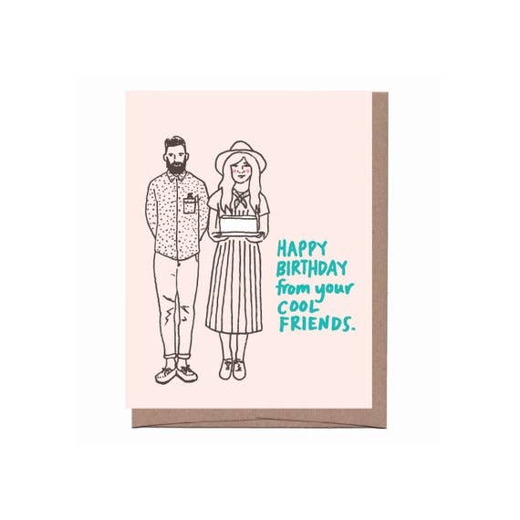 La Familia Green – wholesale Födelsedagskort – Cool Friends födelsedag gratulationskort