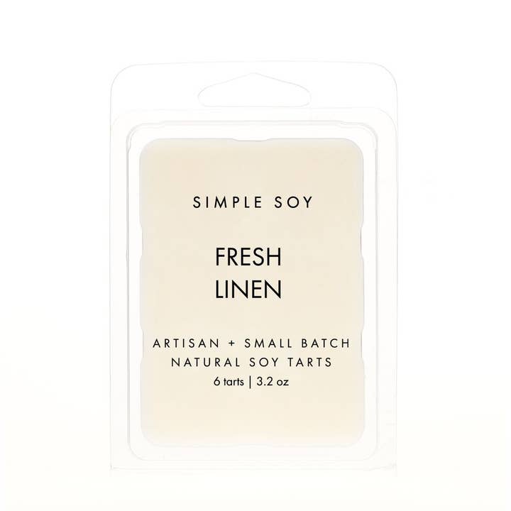 Sojawas smelt vers linnen voor wholesale door Simple Soy Candle Co