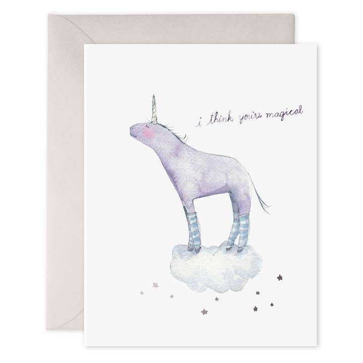 I Think You're Magical Greeting Card for wholesale by E. Frances Paper